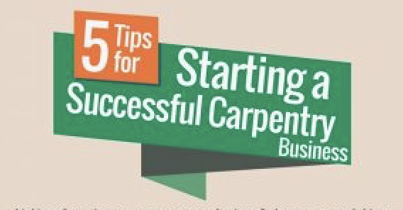 5 tips for starting a carpentry business
